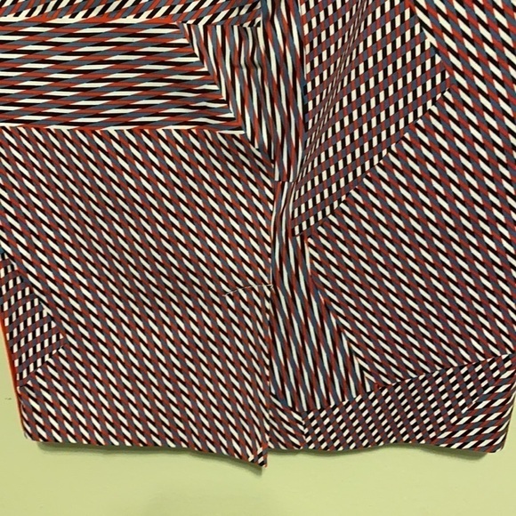 1 State | Red & blue geometric pencil skirt | Small - Picture 8 of 12